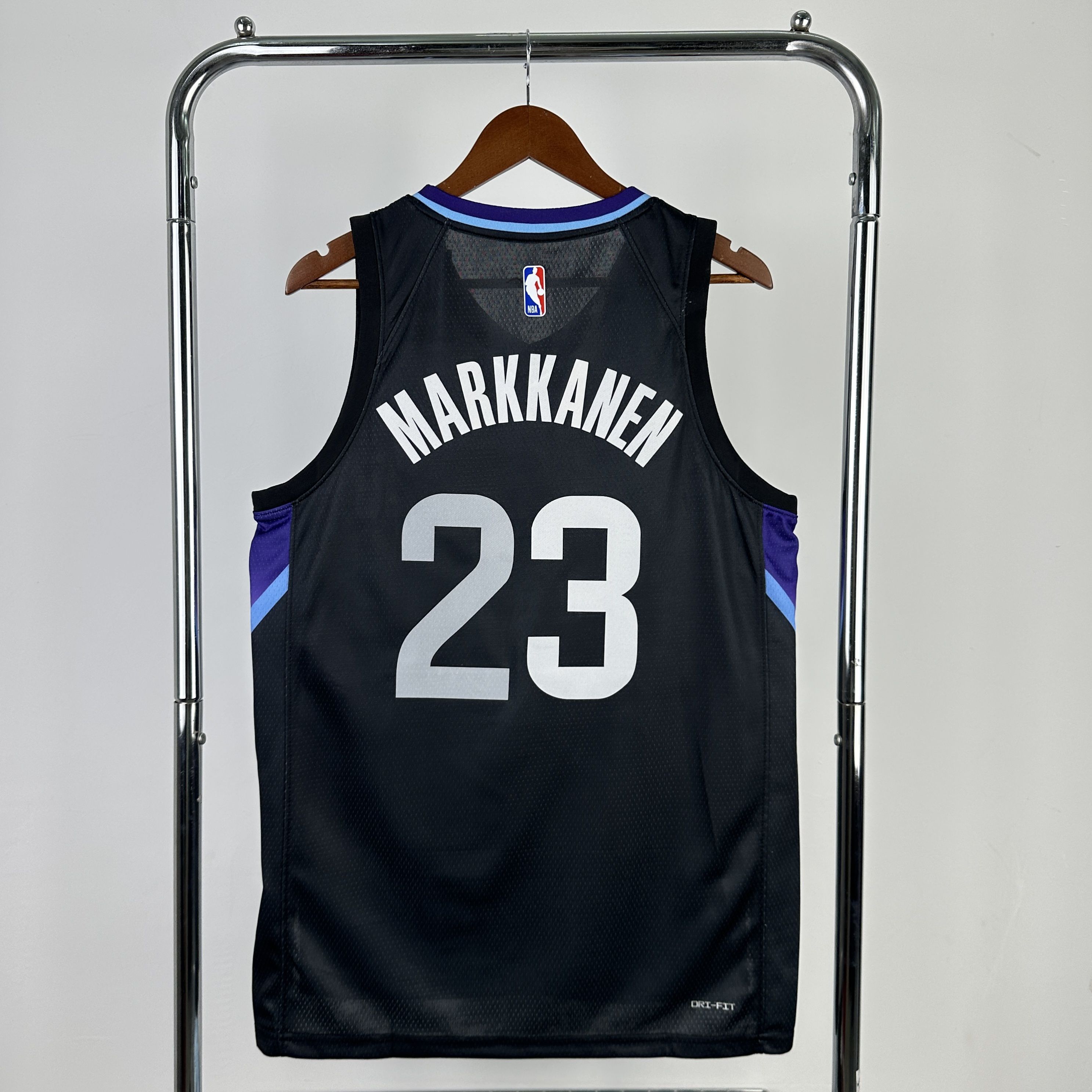 Men Utah Jazz #23 Markkanen Black Seasons 2026 NBA Jersey